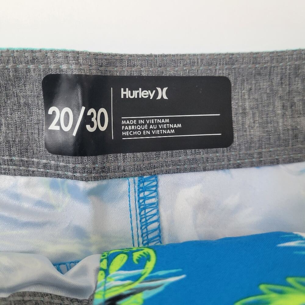 NWT Hurley Boy's Doodle Island Board Shorts Size 20 Swim Beach Travel Vacation - Picture 5 of 7